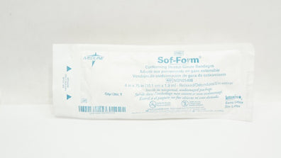 Medline NON25498 Sof-Form Conforming Stretch Gauze Bandage 4inch x 75inchRelaxed